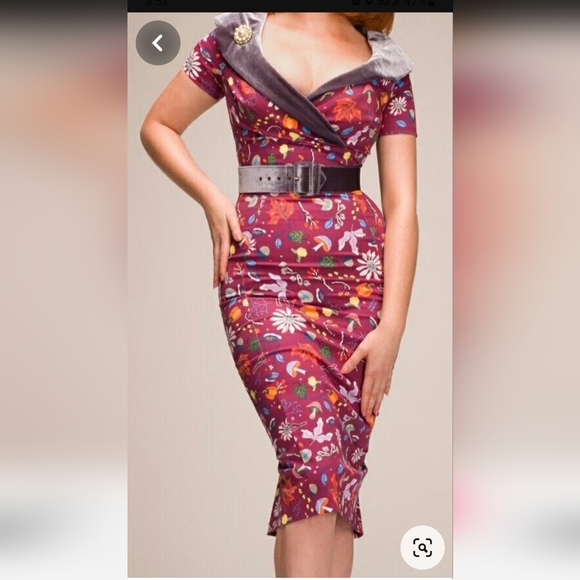 Pinup Couture Dapper Day Dress - Picture 1 of 3